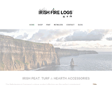 Tablet Screenshot of irishfirelogs.com